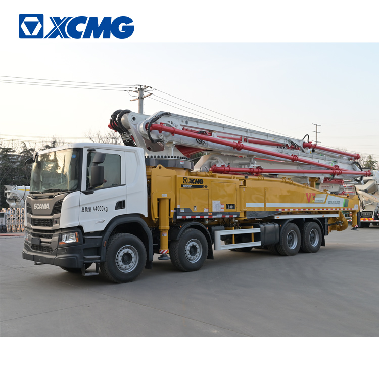 XCMG Schwing concrete pump truck HB58V China new 58m concrete truck with scania chassis for sale